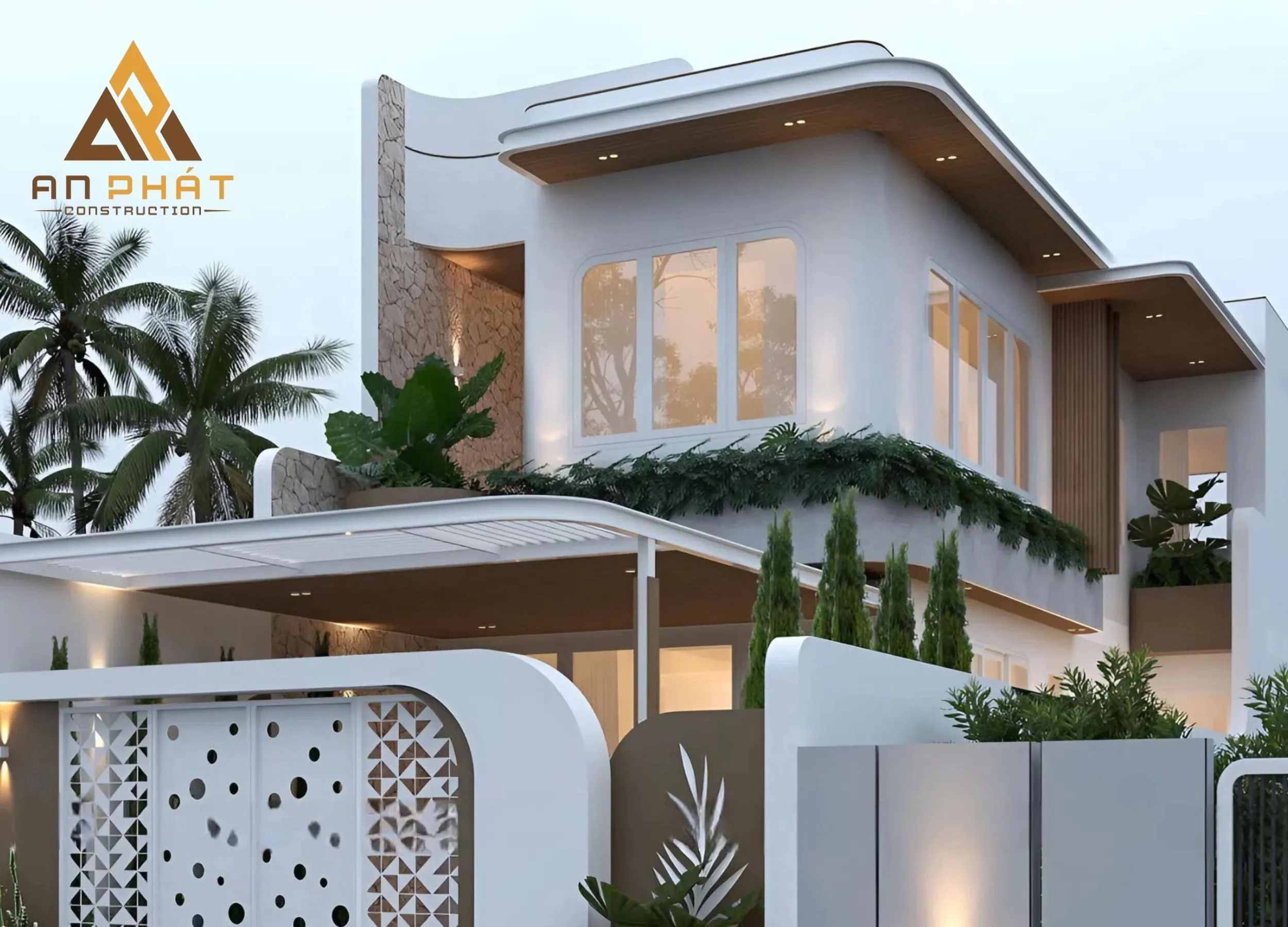 Nhà phố 1 lầu hiện đại